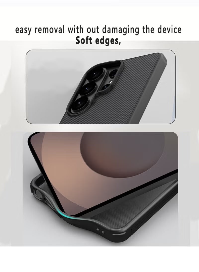 نيلكين لـ Samsung Galaxy S26 Ultra Case Magsafe غطاء مغناطيسي قوي مقاوم للخدش لـ Samsung Galaxy S26 Ultra يغطي ماتي مضاد للانزلاق متوافق شفاف مع إكسسوار Magsafe ، وسادة هوائية مقاومة للصدمات ، مكافحة بصمات الأصابع ، حماية ضد السقوط (أسود) - Image 3